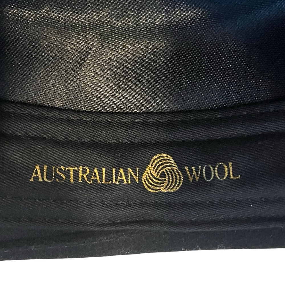 Bruno Capelo Black Australian Wool Telescope Baseball Men Hat Dress Cap, XL - Picture 9 of 10